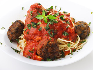 Pasta with meatballs
