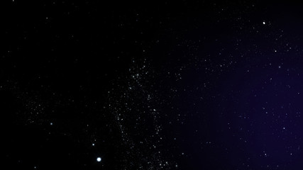 Night sky with stars