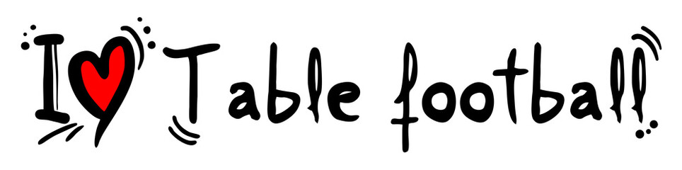 table football love