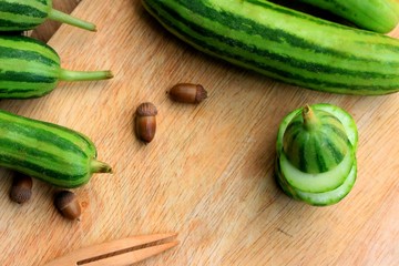 Vegetables fresh cucumber