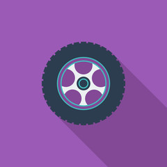 Icon car wheel.