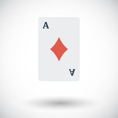 Obraz premium Play card