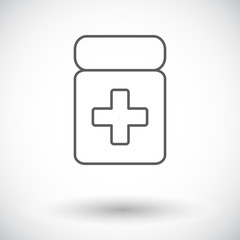 Obraz premium Drug icon.