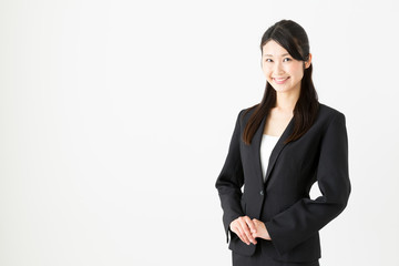 Obraz premium asian businesswoman on white background