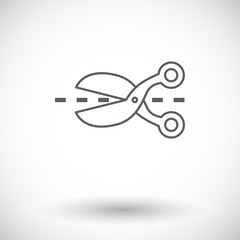 Scissors icon.