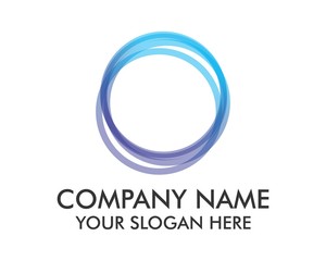 blue logo trademark symbol vector