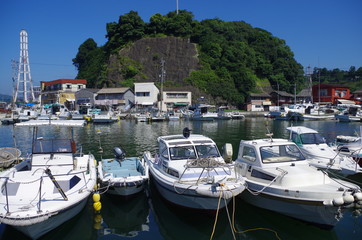 Fototapeta na wymiar 九州の漁港