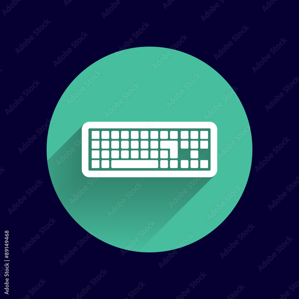 Fototapete icon keyboard laptop input put key alphabet tool
