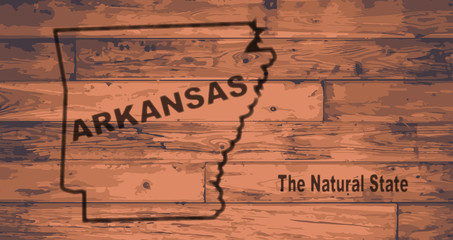 Arkansas Map Brand
