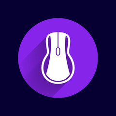 Computer mouse icon, icon vector symbol click button cursor 
