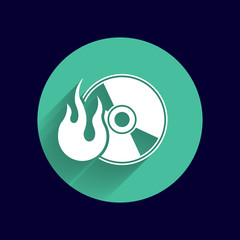 Icon computer disk recording abstract art audio