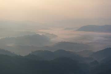 Obraz premium The layers of mountain