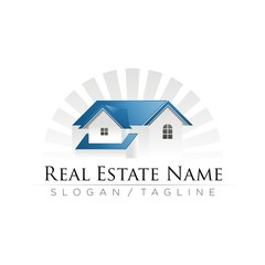 Property Real Estate logo icon vector