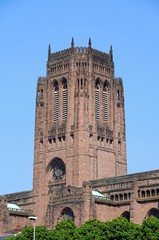 Fototapeta na wymiar Liverpool Anglican Cathedral.