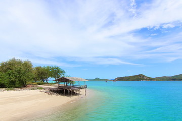 Hut on the Beach at Koh Samae sarn Beach