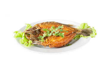 Fried snapper