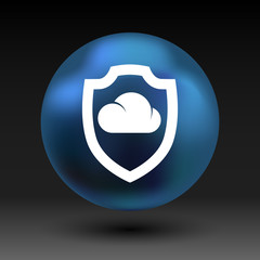 protection of cloud storage icon internet communication