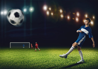 Young football champion