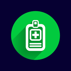 Medical records icon medical check health doctor document