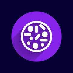 Vector icon Biochemistry microbiology Microorganisms Bacterias