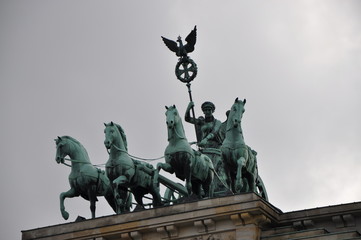 Fototapeta na wymiar Quadriga auf dem Brandenburger Tor