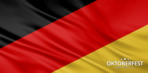 Obraz premium Oktoberfest celebration, beer festival background