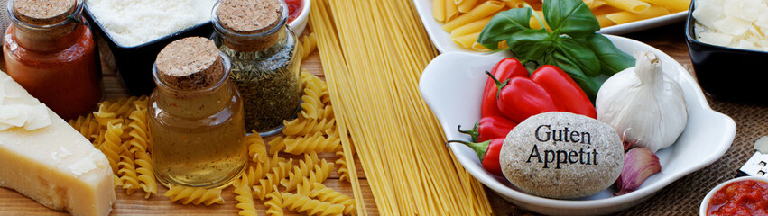 Zutaten für Pasta