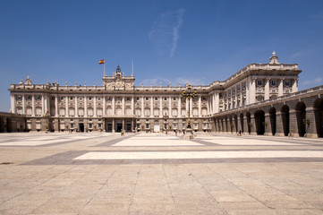 Fototapeta na wymiar Madrid Königspalast Palazzo Real 