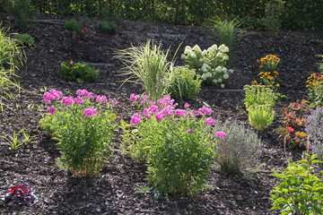 Dekorative Gartengestaltung
