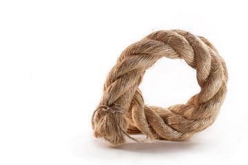 Rope on a white background