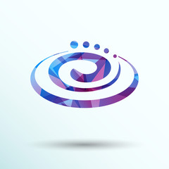 Hygienic cream top view vector illustration Cream particles icon