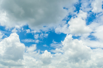 clouds with blue sky
