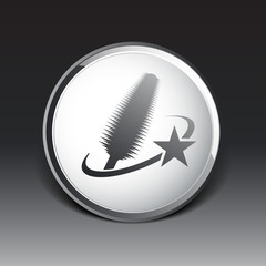 Selection of various mascara brushes isolated 