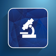 Black microscope icon vector illustration symbol medical 