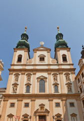 Fototapeta na wymiar Jesuit Church (circa 1631) in Vienna, Austria