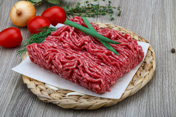 Raw minced meat
