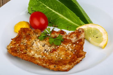 Pork schnitzel