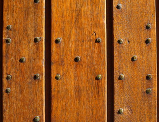 Fototapeta premium wood textured with metal nail