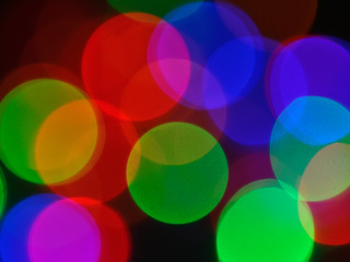 Abstract light bokeh as a background