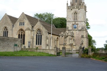 Fototapeta na wymiar Corsham Parish church