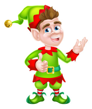 Thumbs Up Christmas Elf