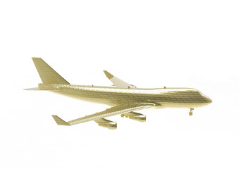 Fototapeta na wymiar Airplane in the sky - Passenger Airliner / aircraft