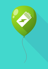 Long shadow balloon with a battery