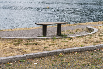 bench on the lake