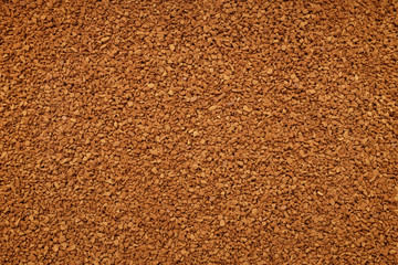 Instant coffee granules background