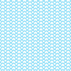 seamless Traditional japanese seigaiha ocean wave pattern