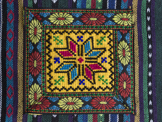 Detail of a carpet in Istanbul, Turkey.