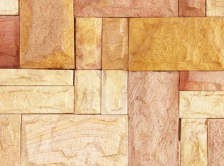 sand stone wall Background of decorate