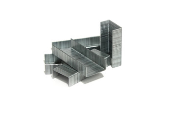 Fototapeta premium Staples on a white background