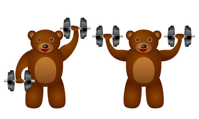 training bear set